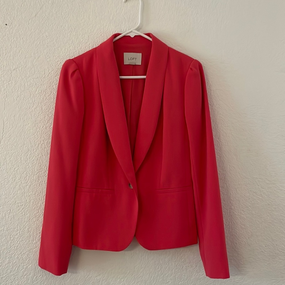 Pink LOFT blazer